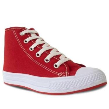 Imagem de Tênis Escolar Infantil Menina 19ao34 Cano Alto Casual 11.145-Feminino