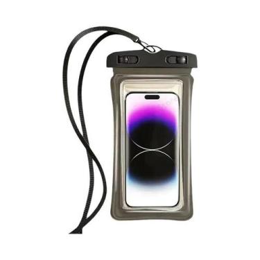 Imagem de Bolsa Transparente Impermeável Para Celular Com Tela Sensível Ao Toque