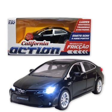 Imagem de Carro Miniatura Metal Toyota Corolla 1:32 Action C- Som E Luz
