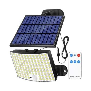 Imagem de Holofote Solar Externo 346LED À Prova d'Água Com Sensor De Movimento E
