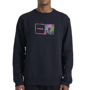 Imagem de Moletom Hurley Careca Double Up Surf Noise WT25-Masculino