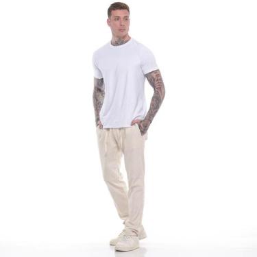 Imagem de Calça Esporte Fino Masculina Conforte Tendência Estação - Black Jeans 