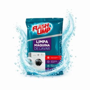 Imagem de Limpa Máquina Flash Limp 80g Em Pó Para Lavadora/Lava-Louças