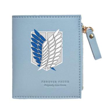 Imagem de Carteira Anime Characters Carteira fina dobrável 11x9x3cm PU - Yiweisa