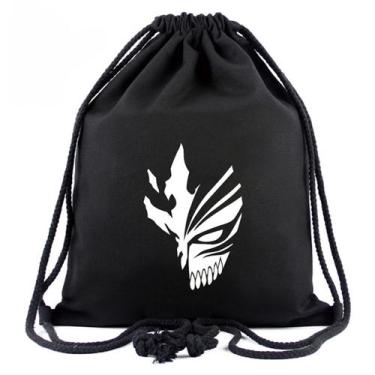 Imagem de Mochila com cordão Anime Bleachs Kurosaki Ichigo Print - Yiweisai