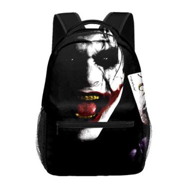 Imagem de Mochila Jokers Kids School Mochila Oxford impressa em 3D 30x17x40cm - 