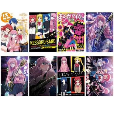Imagem de Pôster Bocchis Rocks Anime Art, 8 peças, 42 x 29 cm, papel 300 g - yiw
