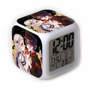 Imagem de Despertador Toiletbounds Hanakokuns Square LED com alarme - yiweisai