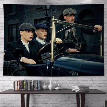 Imagem de Tapeçaria para decoração de parede Art Peakys Blinders Anime - yiweisa
