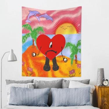 Imagem de Tapeçaria para decoração de parede Anime Bads Bunny 150x150cm - yiweis