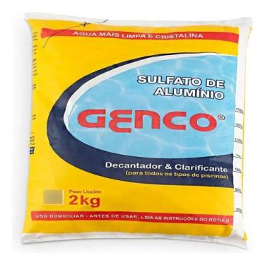 Imagem de Sulfato de Alumínio Genco 2 kg  Decantador e Clarificante