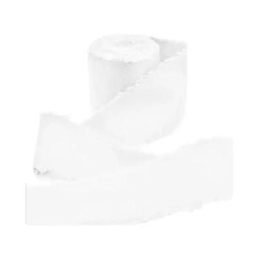 Imagem de Fita De Algodão E Linho Com Bordas Desfiadas, 4CMx5M, Para Buquês De C