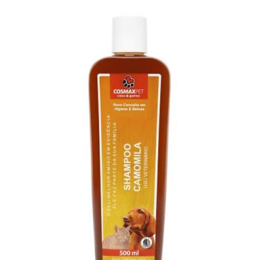 Imagem de Shampoo Camomila Cosmax Pet Cães e Gatos 500ml