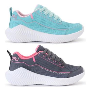 Imagem de Kit 2 Tênis Feminino Esportivo Academia Confortável Leve Promoção - Da