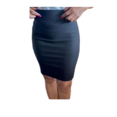 Imagem de Saia Lápis Social Evangélica Moda Secretária Feminina Social Casual - 
