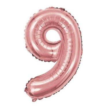 Imagem de Balão 40 Números Metalizado Aniversário Festa Decorações - CRGFESTAS, 