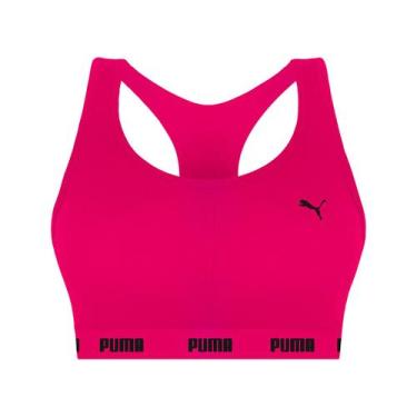 Imagem de Top Nadador Fitness Academia Com Bojo Removível Sport Puma, Pink, P