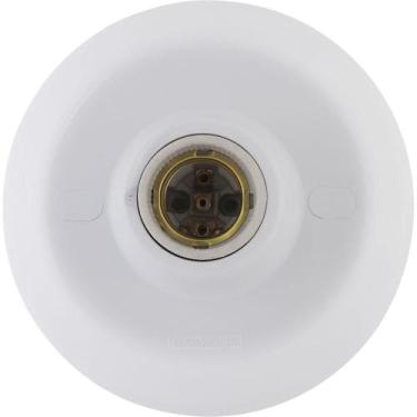 Imagem de Plafon Tramontina E27 Com Soquete De Porcelana 4 A 250 V Branco
