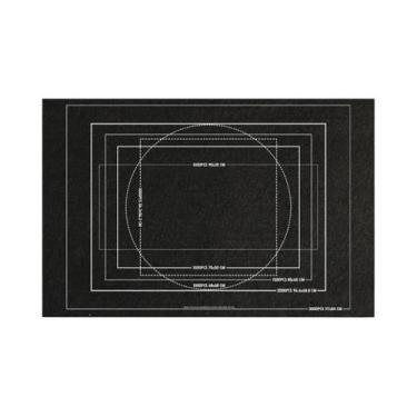 Imagem de Tapete De Armazenamento De Quebra-Cabeças Em Feltro Cinza E Preto Para