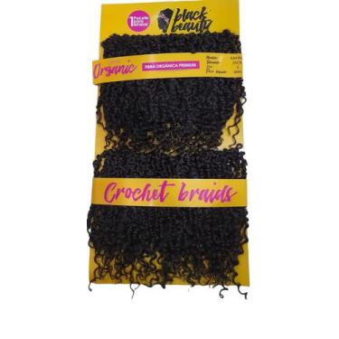 Imagem de Cabelo Fibra Orgânica Premium  Crochet Braids Safira (300g/25cm) - Bla