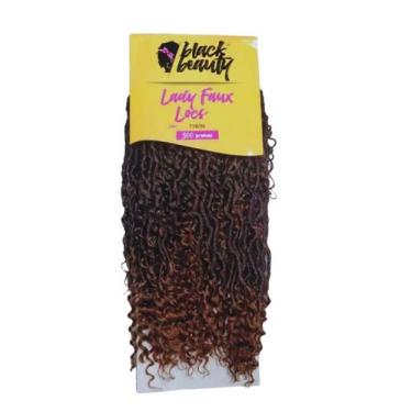 Imagem de Cabelo Fibra Orgánica Lady Faux Locs (300g) Black Beauty, T1B/30
