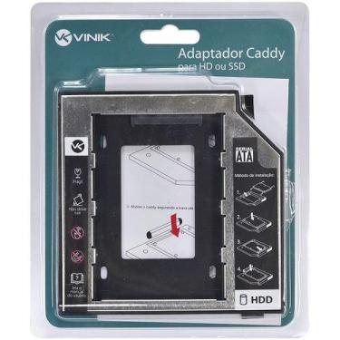 Imagem de Adaptador CADDY para HD ou SSD Gaveta DVD Notebook AC-127 Vinik 32807
