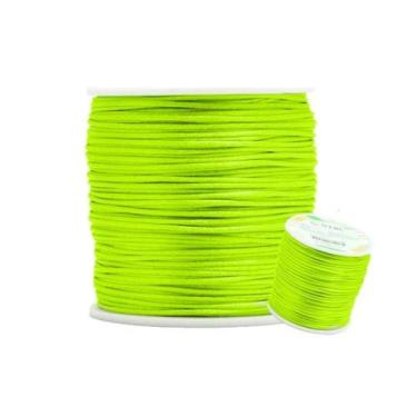 Imagem de Fio de Seda Rabo de Rato 1.0 mm Nybc Verde Neon Rolo 100 Metros OEM