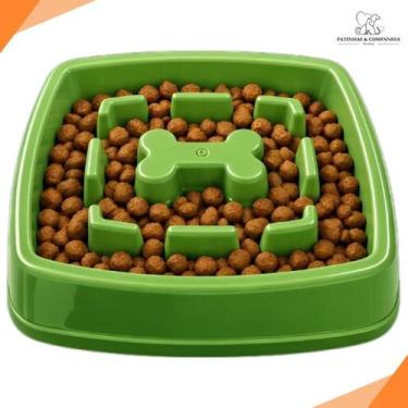 Imagem de Comedouro Lento Educativo Interativo para Cachorro 1200ml Anti Engasgo