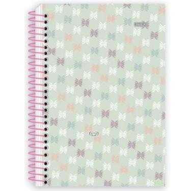 Imagem de Caderno Colegial Decorado 1 Matéria 80 Folhas SD Estampa 2 com Folhas Pautadas para Ano...