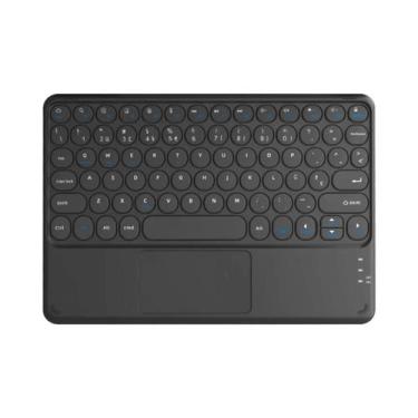 Imagem de Teclado trackpad bluetooth wb preto tablet ipad e celular