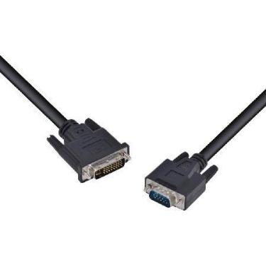 Imagem de Cabo DVI-I 24+5 Pinos para VGA 15 Pinos 2 Metros DIVGA-2 - Vinik