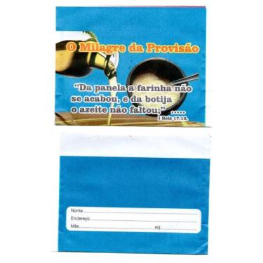 Imagem de Envelope para campanha-PACOTE COM 100 UNIDADE - SC, O milagre da provi