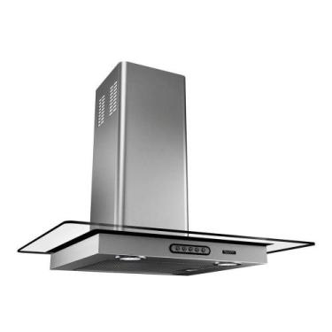 Imagem de Coifa Vidro Reto Parede Inox 70cm-5 Bocas Terim, 110V