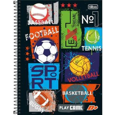 Imagem de Caderno Espiral Grande Universitário 1 Matéria D+ Masculino 96 Folhas 