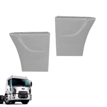 Imagem de Tampa Estribo Antifurto Ford Cargo a partir de 2012 Par BL - Rodoplast