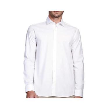 Imagem de Camisa Aramis Manga Longa Slim 02.0676 Branco, XGG, Branco