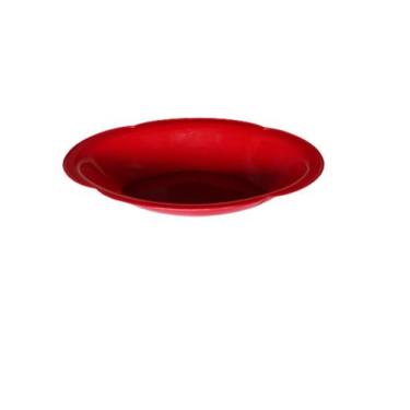 Imagem de Saladeira Trevo Oval 1 Litro Vermelha Restaurantes Bares Lanchonete Ca