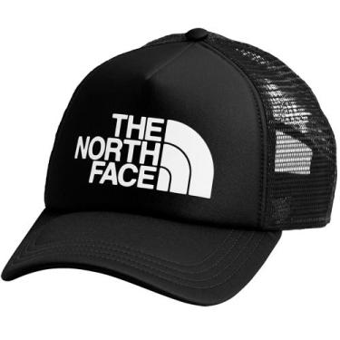 Imagem de Boné Trucker The North Face Logo Preto Masculino, Único, Preto