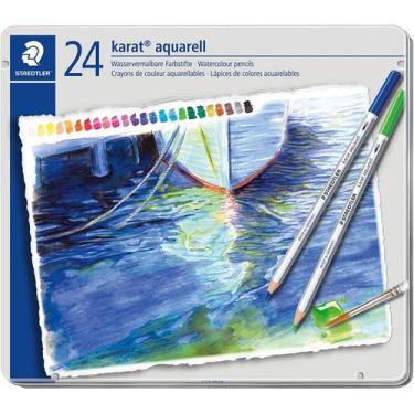 Imagem de Lápis de Cor Aquarelável Staedtler Karat 24 Cores
