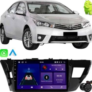Imagem de Multimidia Android Corolla Carplay 2015-2017 9 Polegadas - H-Tech