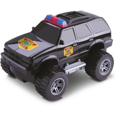 Imagem de Carrinho de Brinquedo Super Comando Policia Federal 4x4 Rodas Livres SLM Motors Silmar Brinquedos