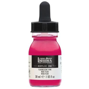 Imagem de Tinta Liquitex Acrylic Ink 987 Fluorescent Pink 30ml