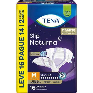Imagem de Fralda Geriátrica Tena Slip Noturna M Leve 16 Pague 14 unidades
