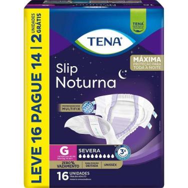 Imagem de Fralda Geriátrica Tena Slip Noturna G Leve 16 Pague 14 unidades