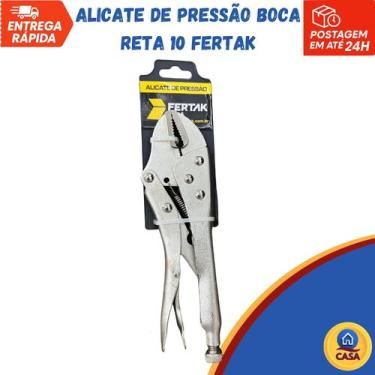 Imagem de Alicate de Pressão Boca Reta 10 - Fertak