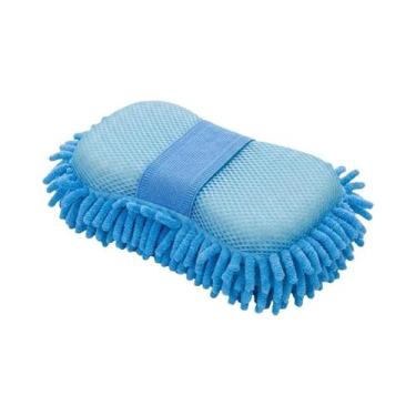 Imagem de Esponja De Microfibra Para Lavagem De Carros, Escova De Detalhamento, 