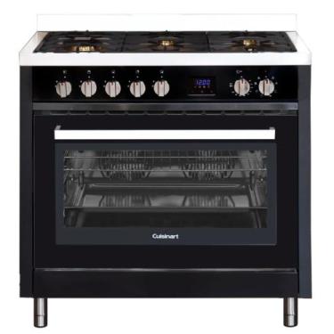 Imagem de Fogão a gás cuisinart arkton 90cm com 5 queimadores e forno elétrico e