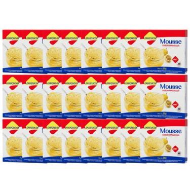 Imagem de Kit 24 Unid. Mousse Lowçucar Zero Açúcares Sabor Maracujá 25g