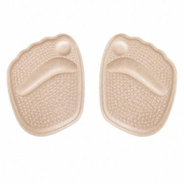 Imagem de Par Protetor Plantar em Gel de Silicone Revestido com Tecido Almofada 