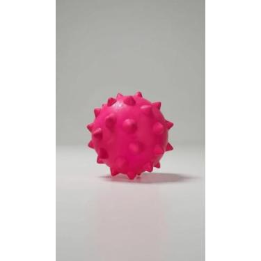 Imagem de Bola Mordedora Maciça Dura 70mm Rosa - Congratulations Store